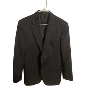 Jos. A. Bank Signature Gold 40R Black Wool Single-Breasted Suit Jacket